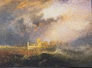 Joseph Mallord William Turner Quillebeuf, Mouth of the Seine painting